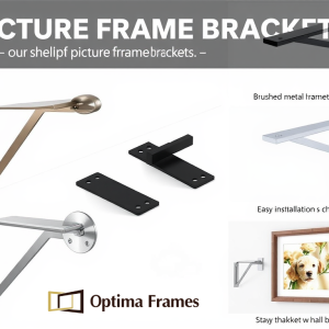 Optima Frames – Photo Frame Bracket - Style 1 | Premium Metal with Sleek New Design