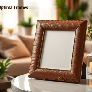 Optima Frames – Leather Photo Frame | Premium Leather with Adjustable Hanger & Easel Stand