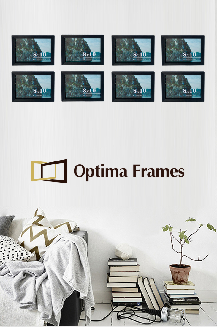 Optima Frames – 10 x 14 in Photo and Picture Frame | Premium MDF Wood with Easel Stand & Adjustable Hanger - Image 7